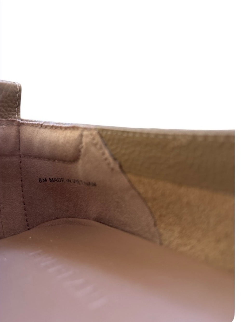 Everlane Tan Leather Ballet Flats 8 NWOB - Picture 11 of 11